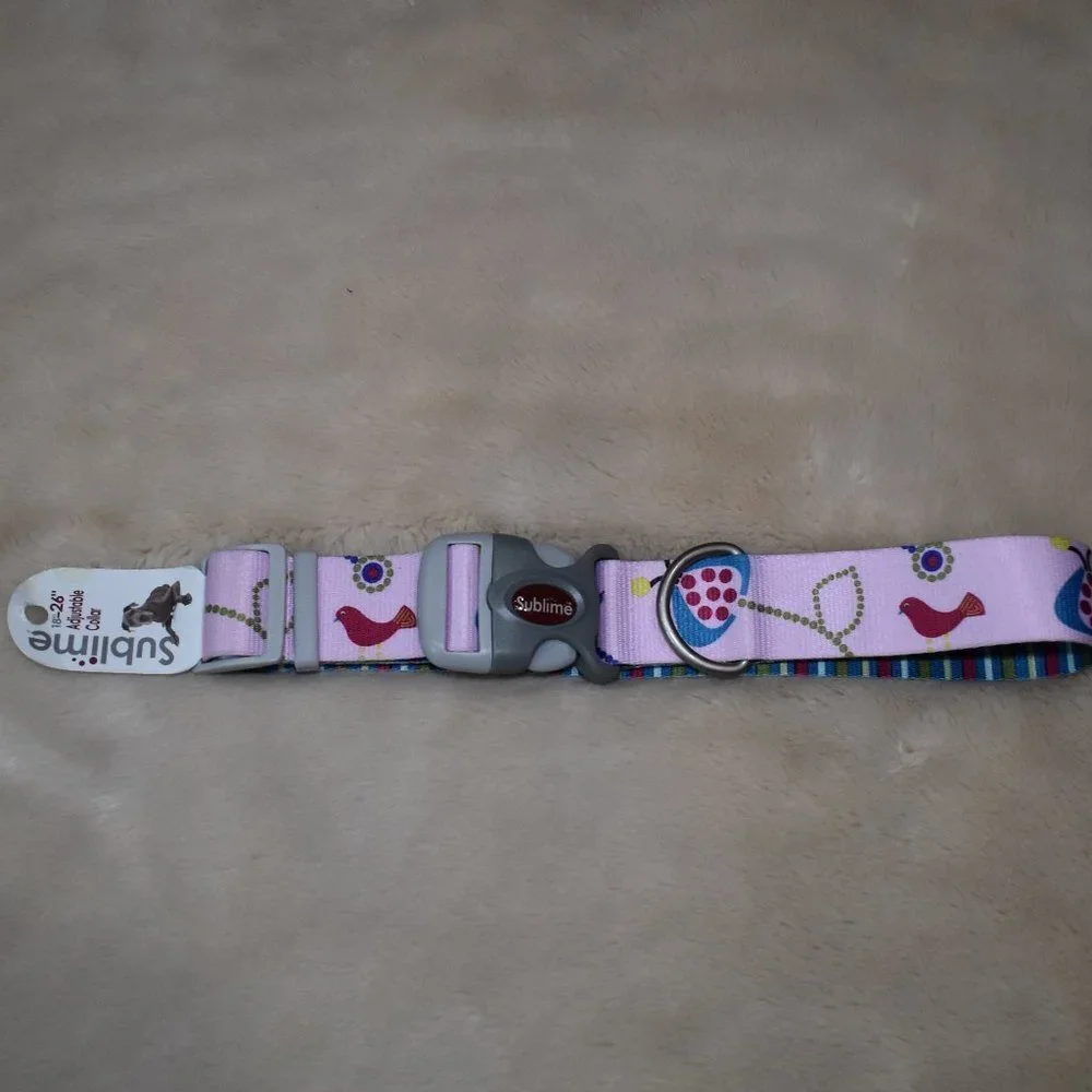 Sublime Pink Dog Collar- 18